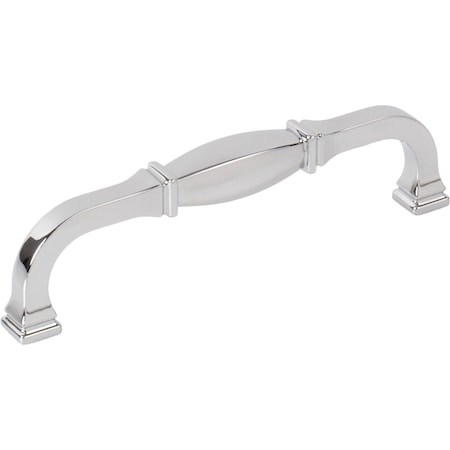 Jeffrey Alexander 128 mm Center-to-Center Polished Chrome Audrey Cabinet Pull 278-128PC